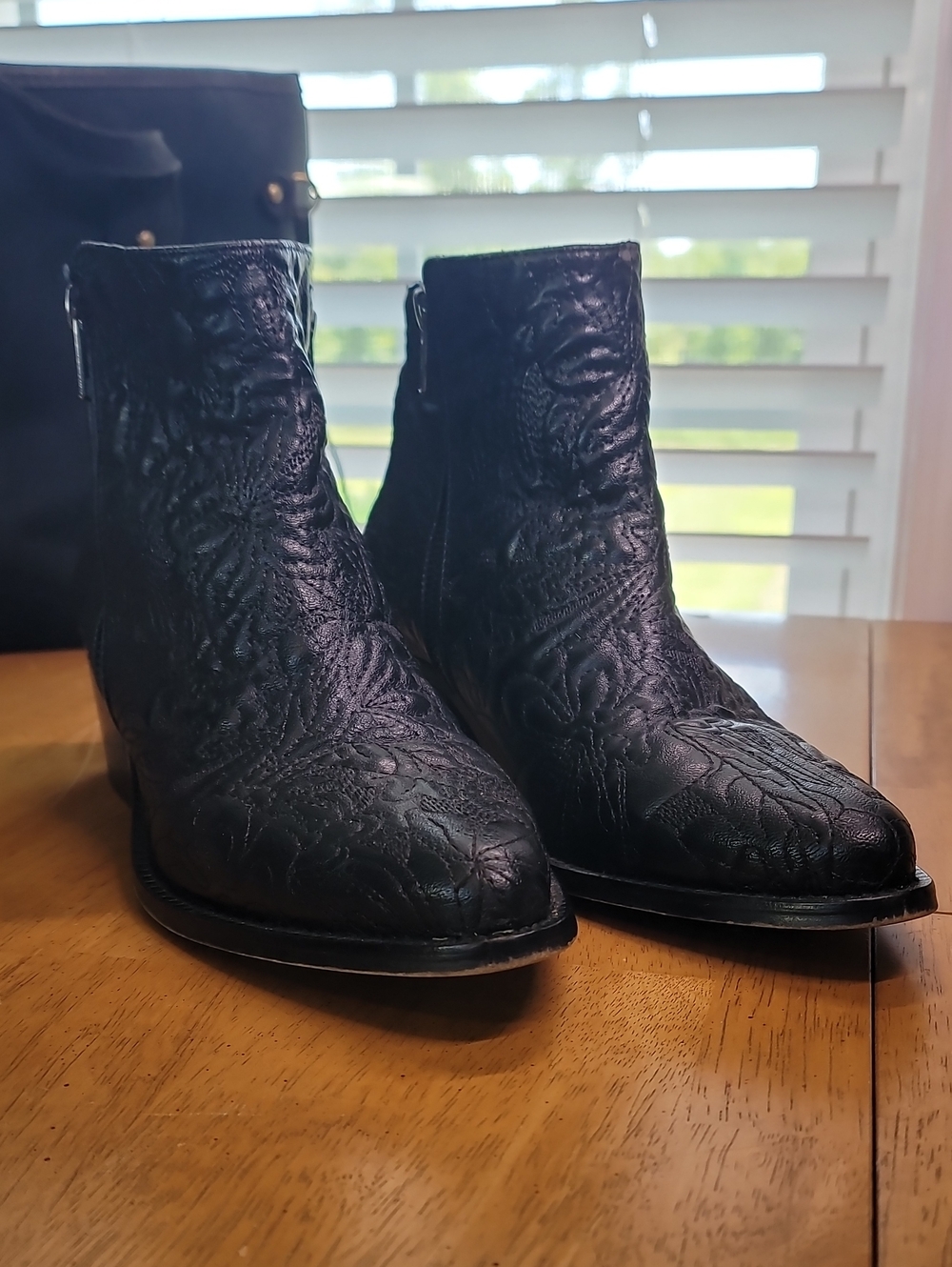 Free People "Barclay" Embroidered Ankle Boots from the FP Collection.